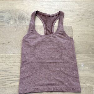 Lululemon Athletica Swiftly Mauve Tank Top size 0